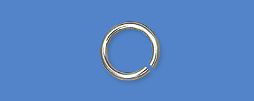 100 Pcs 4 mm 18g Silver Plated Jump Ring