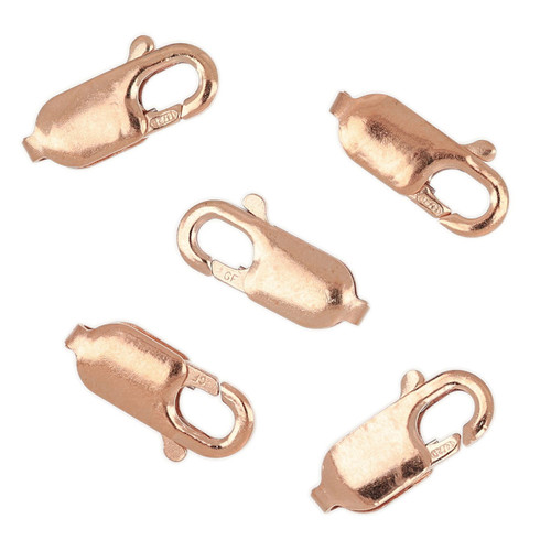 14K Rose Gold Filled Lobster Clasp No Ring - 4.5x12 mm 14K Rose Gold Filled Lobster Clasp No Ring - 4.5x12 mm