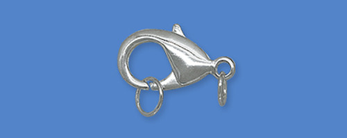 10 Pcs 15 mm Silver Plated Trigger W/Ring