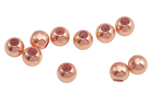 14K Rose Gold Filled Silicone Beads 3 mm