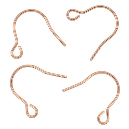 14K Rose G/Filled Short Earwires 14K Rose G/Filled Short Earwires