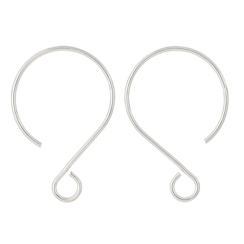 .925 Sterling Silver Balloon Shaped Ear Wires