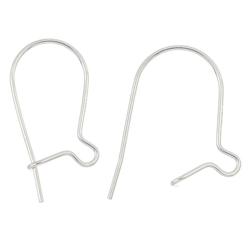 Sterling Silver Kidney Earwires