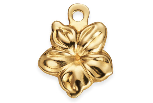 14K Gold Filled Flower Charms