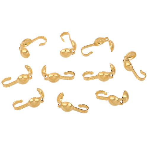 14K Gold Filled Clamshell - 10 Pcs. 14K Gold Filled Clamshell - 10 Pcs.