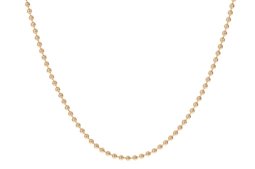 24 IN 1.2 mm 14K Gold Filled Ball Chain Necklace