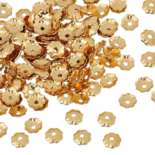 14K Gold Filled Flower Bead Cap 3mm 40-50 Pcs
