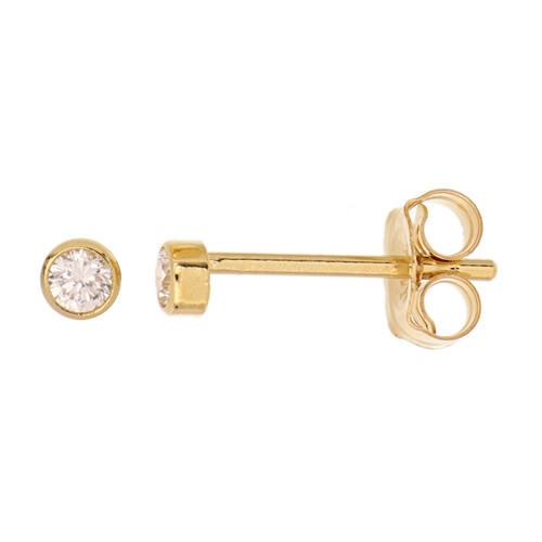 14k Gold Filled CZ Posts 14k Gold Filled CZ Posts