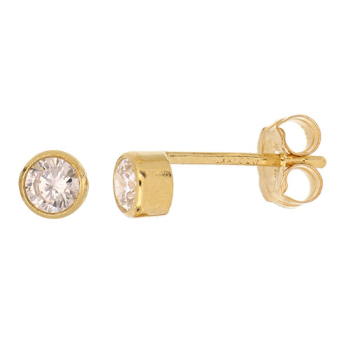 14k Gold Filled CZ Posts 14k Gold Filled CZ Posts