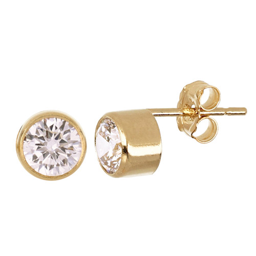 14k Gold Filled CZ Posts 14k Gold Filled CZ Posts