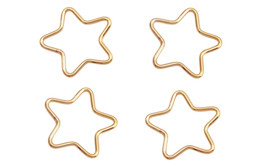 14K Gold Filled 10.5 mm Star Wire Charm