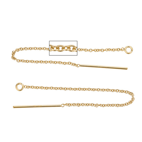 14k Gold Filled Ear Threaders