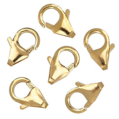 14K Gold Filled Trigger Clasp No Ring 6x10mm - 1pc