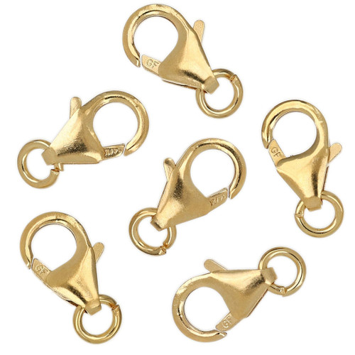 14K Gold Filled Trigger W/Open Ring 6x10 mm 1pc