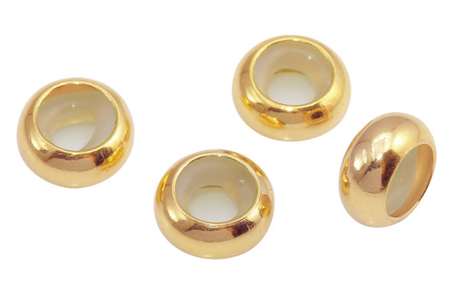 4 mm Gold Filled Rondelle Stopper Bead