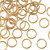 14K Gold Filled Closed Jump Rings 19 Gauge 7mm 5 Pc