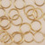 14K Gold Filled Closed Jump Rings - 20 Gauge 6mm 5 Pc