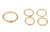 14K Gold Filled Closed Jump Rings