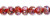Lampwork Glass Beads 8mm Red w/Pink