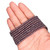 Round Faceted Glass Beads 4mm – Dark Purple Gray
