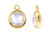 1 Pair Bag of 4 mm 14K Gold Filled Clear CZ Drops DSCB