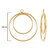 14K Gold Filled Double Round Drops 25mm&18mm