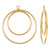 14K Gold Filled Double Round Drops 25mm&18mm