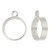 Sterling Silver Bezel Drops