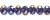 Glass Beads Blue-Purple Rondelle