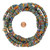 Mix Of African Glass Krobo Flower And Disc Beads