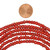 26 Inch Strand of 4-4.5mm African Maasai Glass Seed Beads - Cardinal Red