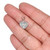 Sterling Silver Love Heart Pendant with Cubic Zirconia