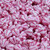 33 Pcs 4x6mm Bell Flower Pressed Czech Glass Beads -Iridescent Rose Pink