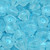 Bell Flower Pressed Czech Glass Beads - Powder Blue