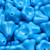 12 Pcs 11x13mm Bell Flower Pressed Czech Glass Beads - Sky Blue