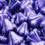12 Pcs 11x13mm Bell Flower Pressed Czech Glass Beads - Metallic Purple