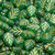 Mint Leaf Pressed Czech Glass Beads