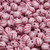 Melon Pressed Czech Glass Beads - Rosey Pink