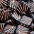 Diafan Pressed Czech Glass Beads - Black & Copper