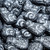 Cat Pressed Czech Glass Beads - Black/Silver