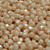Firepolished Round Czech Glass Beads - Glossy Cream