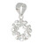 Sterling Silver Heart Wreath Pendant