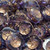 9 Pcs 14mm Hawaiian Flower Table Cut Glass Czech Beads - Clear Lavender
