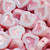 10 Pcs 14x12mm Heart Table Cut Glass Czech Beads - Icy Pink