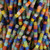 15 Inch Strand 4-5mm African Glass Krobo Beads- Multicolor