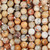 Crazy Lace Agate Natural Round Faceted Beads