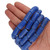 11-12mm Blue African Glass Krobo Beads