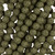 Dark Green Lava Rock Beads 6mm