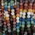 6mm Lava Rock Beads, Round Multicolor