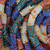 12mm Multicolored African Glass Krobo Beads